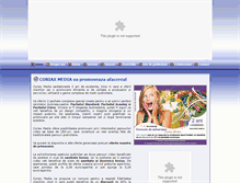 Tablet Screenshot of coriax-media.ro